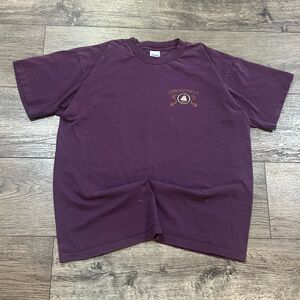 Vintage 90s Salem Sportswear Connecticut Sailboat T-Shirt Made in USA Mens Large